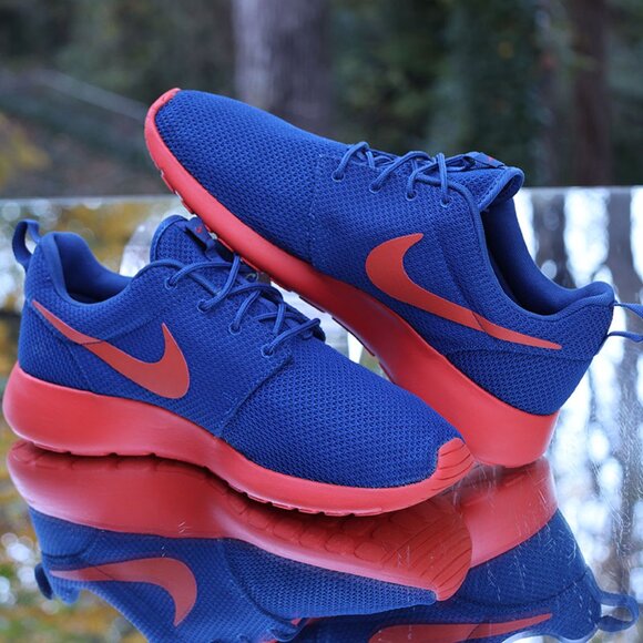 Nike Roshe Run Dark Royal Blue Orange 2013 - Picture 8 of 13